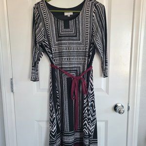 Signature by Robbie Bee Black and White Dress